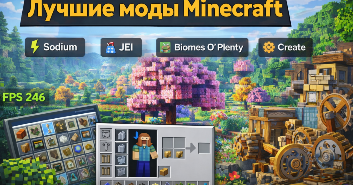 лучшие моды Minecraft для разных версий игры